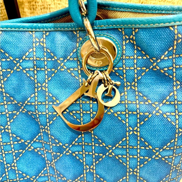 Christian Dior Cannage Print Cherie Tote - Picture 5 of 16